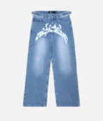 Vicinity Mirage Jeans Hell Blau Weiß (2)